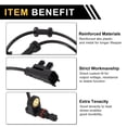 thumbnail image 3 of Unique Bargains 1 Pc ABS Wheel Speed Senor for Jeep Wrangler 2007-2017 for Jeep Wrangler JK 2018 ABS Sensor Anti-lock Braking System Sensor Front Left Right, 3 of 7