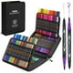 thumbnail image 1 of Rotuladores Ohuhu para Libros para Colorear para Adultos: 120 Colores con Punta de Pincel Doble y Punta Fina, Rotuladores a Base de Agua para Caligrafía y Diario Bullet con Estuche - Maui - Negro, 1 of 9