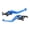 Blue, variant on Motorcycle Brake Lever with Ergonomic Grip for Improved Safety Aluminum Construction