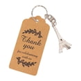 thumbnail image 6 of Balsa Circle 10 Silver Eiffel Tower 4" Plastic Keychains with Thank You Tags Party Favors Events Accessories, 6 of 8