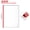 Red, variant on ZHAOFU 100Pcs Binding Bars, 10mm Binding Bars Slide Grip 70 Sheets Capacity A4 Size Report Binder Triangle Presentation Binder for Report Cover Resume, Black