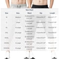 thumbnail image 3 of Men Loose Summer Quick Dry Cool Capri Pants Straight Leg Slacks Long Beach Shorts Sports Big and Tall Size M-5XL Gray, 3 of 7