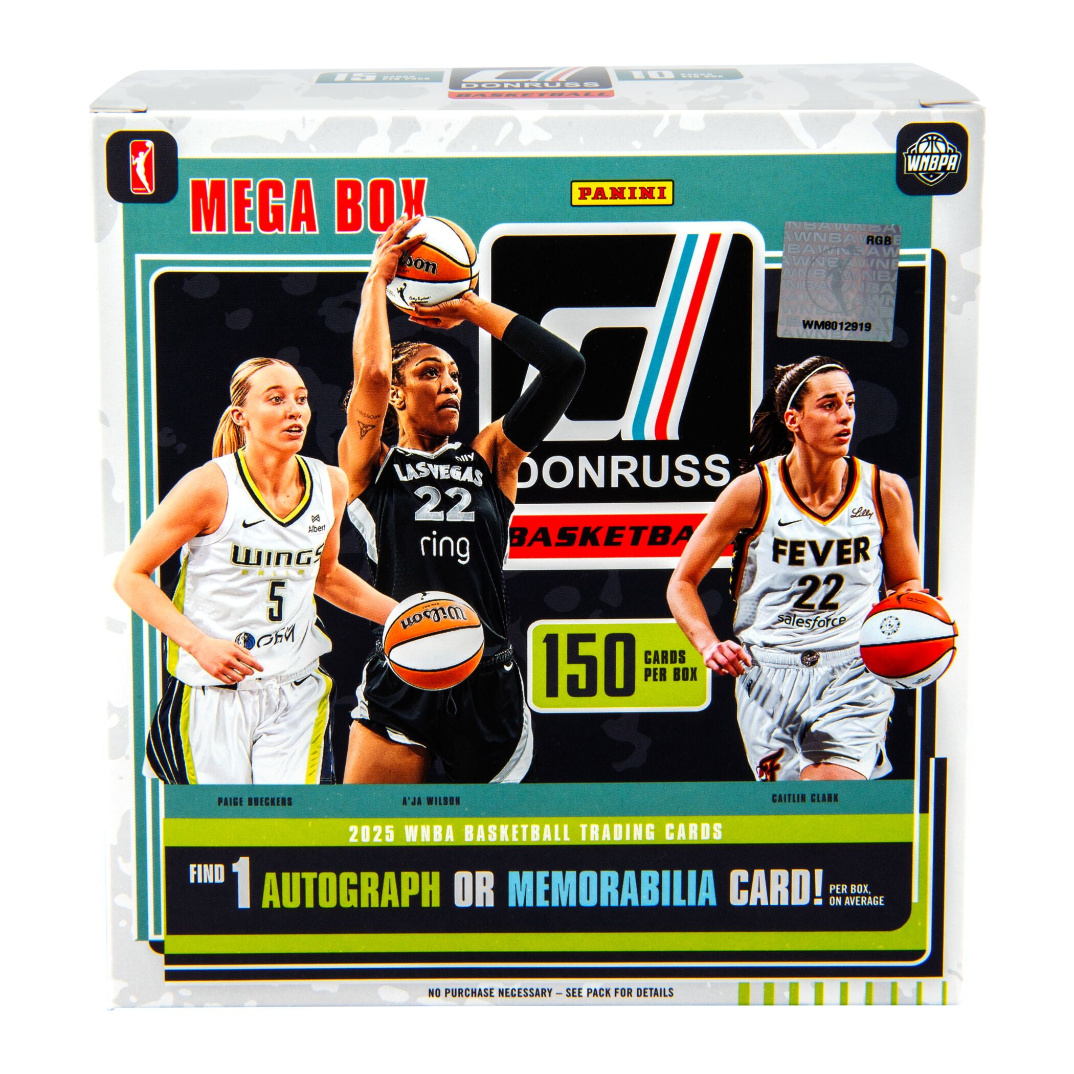 2025 Panini WNBA Donruss Trading Cards Mega Box