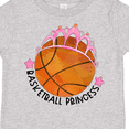thumbnail image 4 of Inktastic Basketball Princess- Tiara Girls Toddler T-Shirt, 4 of 5