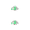 thumbnail image 3 of Inteprter Moldes para galletas, accesorios de cocina, molde en relieve hecho a mano, fundición de Fondant, troquel de aniversario, Cupcake, árbol de tres Árbol de tres pinos 2piezas Inteprter CBP271846, 3 of 6