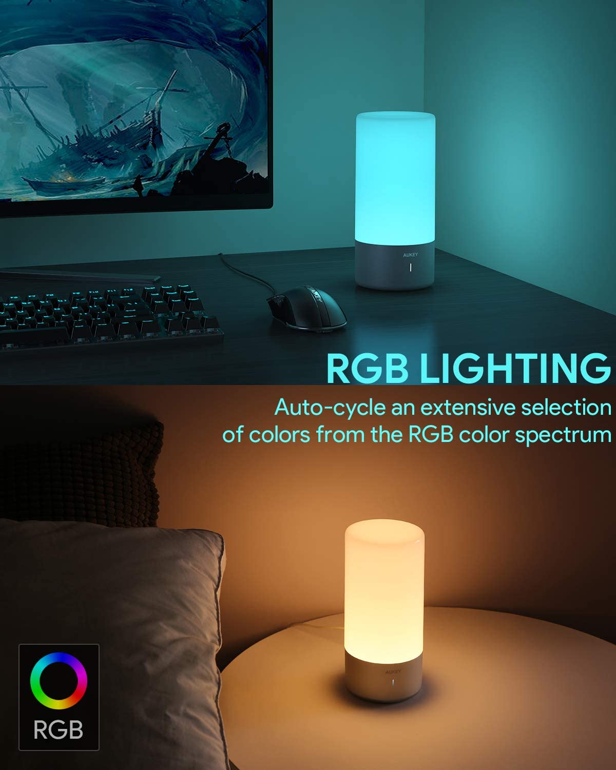 aukey table lamp manual