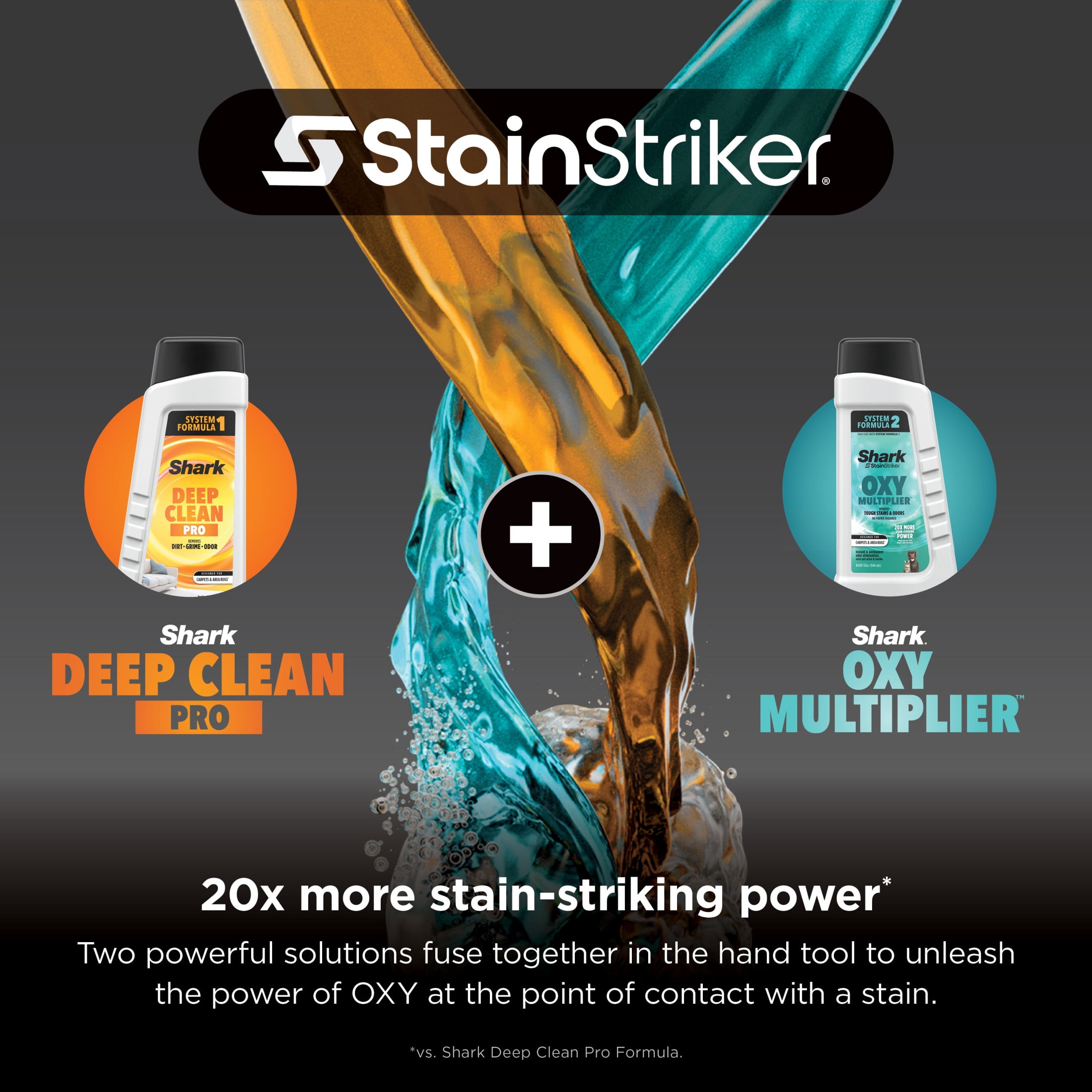 Shark CarpetXpert with StainStriker Upright Carpet & Area Rug Cleaner, Upholstery, Pet Friendly, Carpet Shampooer, 2 Tools, Cleaning Solutions, EX200 Navy