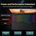thumbnail image 5 of Lenovo Legion 5 15.1" WQXGA 165Hz Gaming Laptop, Intel i7-14700HX, GeForce RTX 5060 8GB GDDR7, 64GB DDR5, 4TB SSD, Backlit Keyboard, 5.0MP Camera, Wi-Fi 7, Win 11 Pro, Black, 512GB Docking Station, 5 of 9