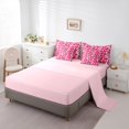 thumbnail image 5 of Feelyou Girly Pink Camo Twin Bedding Sets 7-Piece for Kids, Rustic Farmhouse Hunting Bedding Comforter Set, Fashion Camouflage Reversible Sheet Sets, Ultra Soft Bedroom Decor, 5 of 8