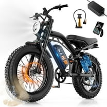 20" x 4" Fat Tire Electric Bike, Peak 1500W Motor Dirt Adult Ebike with 48V 15.6Ah Removable Battery, Electric Mountain Bicycle with 7 Speed, UL2849