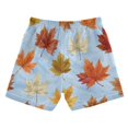 thumbnail image 2 of Kids' Beach Pants Comfortable Swim Trunks Autumn Maple Leaves Shorts for Pool Vacation and Lounge Wear X-Large, 2 of 8