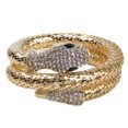 thumbnail image 1 of EeaseMX 1 pulsera elegante con diseño de serpiente y pitón dorado, ideal como joya para mujeres y niñas., 1 of 7