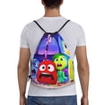 thumbnail image 2 of Lsque inside out 2 Print Drawstring Backpack Bag Sport Gym Sackpack Cinch Bags Drawstring Bags Draw String Sport Bag-Medium, 2 of 8