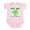 Petal Pink, variant on CafePress - Kiss Me! Baby's First St. Pat Infant Bodysuit - Baby Light Bodysuit, Size Newborn - 24 Months