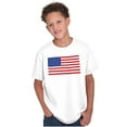 thumbnail image 4 of Classic American Flag USA Pride Crewneck T Shirts Boy Girl Teen Brisco Brands S, 4 of 6