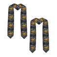 thumbnail image 2 of Kdxio Travel Graduation Stole Class, Graduation Sash, Unisex Adult 36" Academic Commencements-Sharp Corner, 2 of 7