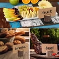 thumbnail image 4 of Wooden Photo Holders, Brown Tree Stump Card Stand, 10 Pieces of Wooden Tree Stump Photo Holders Suitable for Wedding Memorabilia Messages Photo Clipping And Desktop Use., 4 of 5