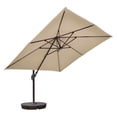 thumbnail image 4 of Blue Wave NU6255 Swim Time Santorini Ii Fiesta 10 Ft. Square Cantilever Umbrella In Stone Sunbrella Acrylic, 4 of 9