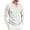White, variant on Men's Ribbed Knit 3-Button Long Sleeve Henley Shirt Old Money Style Business Casual Pullover Tops Soft Breathable for Work Office Travel, White, L