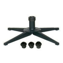 Metal Artificial Christmas Tree Stand for Trees up to 7.5' and up to 1.5" in Diameter, Green, by Holiday Time