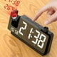 thumbnail image 4 of Reloj Despertador con Proyección, Pantalla LED HD, Relojes de Proyección Inteligentes para Dormitorio, Reloj Digital Giratorio de 180 Grados, Proyector B, 4 of 5