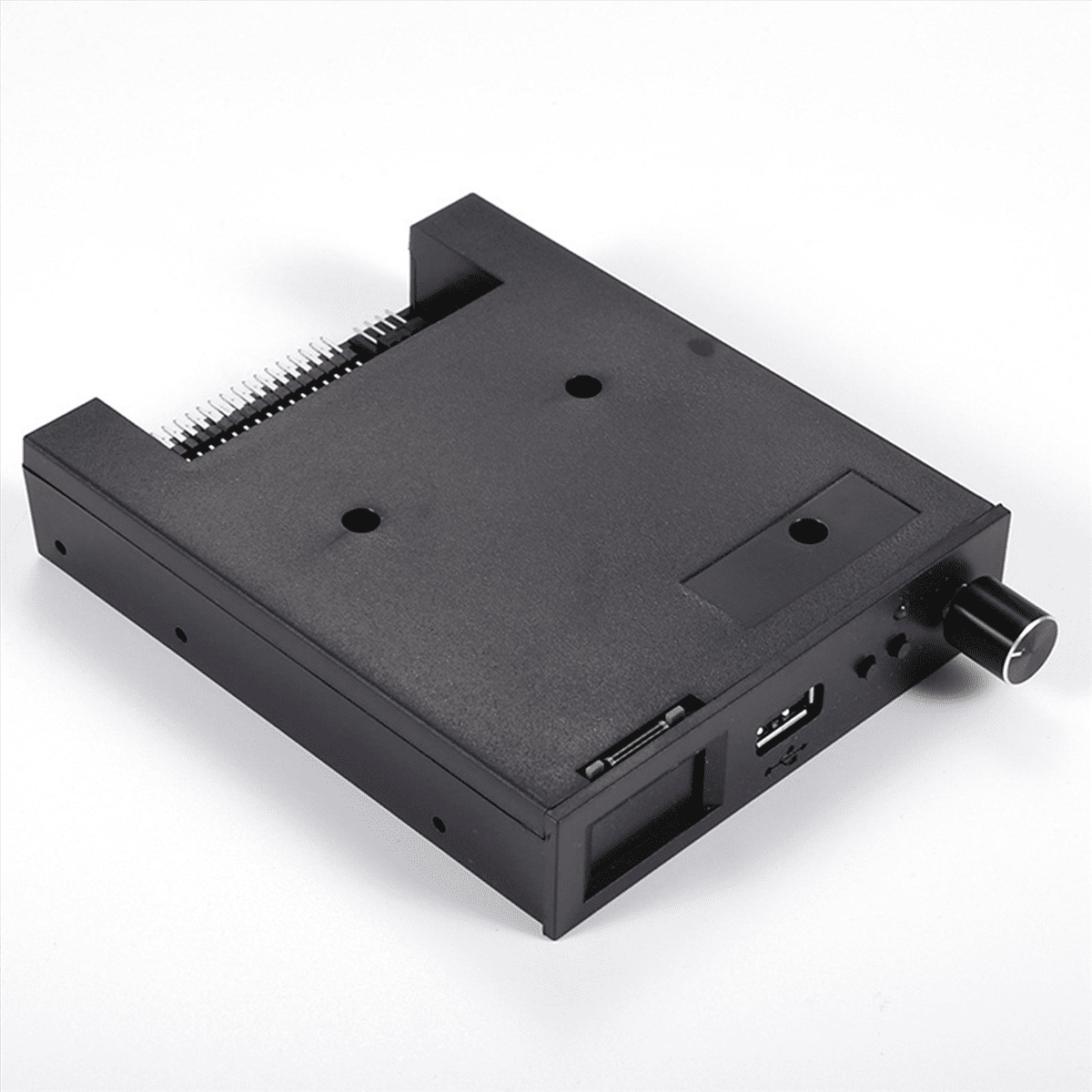 2X SFRM44-U100LQD-435 Floppy Drive Emulator with OLED Screen & Rotary Encoder Flash Floppy Drive,2 x Floppy Drive Emulator,Black