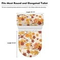 thumbnail image 5 of HELLHERO Maple Leaf Bathroom Toilet Lid Cover Set & 2 Piece Set Toilet Seat Covers Set & Stretch for Bathroom, 5 of 5