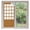 Beige, variant on Shoji Screen Window Privacy Film, Japanese Style Dark Brown Wood Texture Frosted Glass Window Clings Static Cling UV Heat Blocking Reusable Door Sticker for Bathroom 17.7 x 39.3 Inch