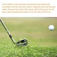 thumbnail image 3 of Golf Swing Trainer Aid 19.3" Golf Practice Warm-Up Stick Swing Trainer,Beginner Gesture Alignment Correction for Strength Flexibility and Tempo Training Flex Golf Swing Training Aid,Black, 3 of 7