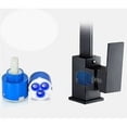 thumbnail image 5 of Modern & Durable Faucet Square Swivel Spout Black 360° Kitchen Sink Mixer, 5 of 5