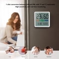 thumbnail image 4 of Hygrometer , Quick Response Date Time 3 In 1 Temp Humidity Monitor Smart Device  For Bedroom, 4 of 8