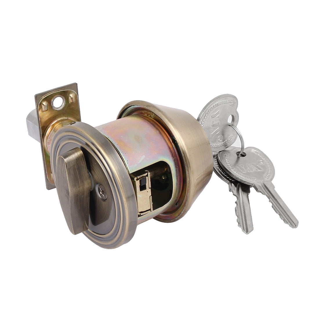 Home Doors Knob Single Cylinder Deadbolt Keyed Lockset for 3045mm Door