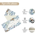 thumbnail image 5 of Winter Blue Poinsettia Table Runner Christmas Floral Berries Table Runners Kitchen Dinning Xmas Table Decoration for Holiday Farmhouse Rustic Home Party Indoor Outdoor 13x72 Inch, 5 of 6