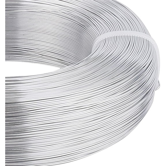 1492 Feet 22 Gauge Silver Wire Bendable Metal Sculpting Wire for DIY