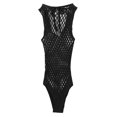 thumbnail image 3 of Aislor Lingerie Résille pour Femmes Body Transparent Monokini une Pièce Maillot de Bain Noir Taille Unique, 3 of 5