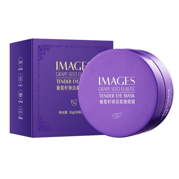IMAGES 30 Pairs Grape Seed Elastic Soft Eye Mask Anti-aging Anti-wrinkle Remove Dark Circles Eye Bag
