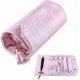 thumbnail image 1 of (Rosa romántico) 1 organizador de joyas enrollable, organizador de joyas de viaje, organizador de joyas de viaje con compartimento y bolsillo con cremallera para anillos y pendientes., 1 of 5