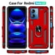 thumbnail image 5 of Funda de teléfono para Xiaomi Poco X5 5G y Redmi Note 12 5G (Global) de Uso Rudo Shockproof + Cristal 9D, 5 of 5
