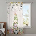thumbnail image 4 of Gnomes Easter Sheer Curtains 108" Extra Long, Eucalyptus Spring Floral Eggs Rustic Vintage Light Filering Curtains, Privacy Drapes Simi Floor to Veiling Curtain for Living Room Window Treatment, 4 of 9