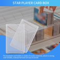 thumbnail image 4 of 10 Pcs Trading Cards Protector Case Acrylic Clear Graded Card Holders with Label Position Hard Card Sleeves, 4 of 5