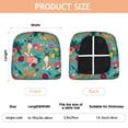 thumbnail image 3 of BoxerDog and Pioneer Flower Seat Covers for Dining Room Chairs Set Of 4,Stretch Printed Washable Chair Seat Cover with Elastic Ties and Button,Removable Waterproof Couch Cushion Covers, 3 of 6