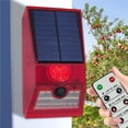 thumbnail image 3 of Toystoory Lámpara de pared de inducción de movimiento Lámpara de alarma de sonido de flash de carga solar al aire libre Lámpara impermeable de granja Iluminación y accesorios Toystoory HA013362-00, 3 of 6