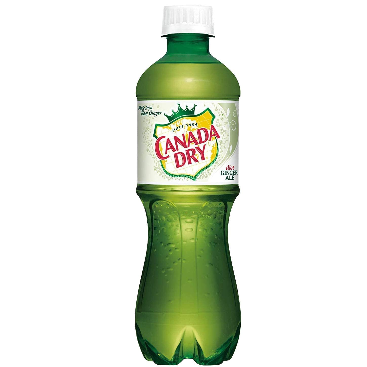 Beeq (Pack Of 8) Canada Dry Zero Sugar Ginger Ale Soda, 20-Oz. Bottles