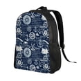 thumbnail image 2 of Disketp Sailing Cruises Nautical Mochila Unisex de Apertura Lateral Completa, Mochila para Laptop para Escuela, Trabajo y Viajes, 2 of 8