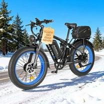 TUTTIO Adria26 Electric Bike for Adults, 6000W Peak Dual Motor Mountain E-Bike, 26" x 4" Fat Tire Off-Road Electric Bicycle with 52V 25Ah Baterry, Max 46mph, 100 Miles - UL2489