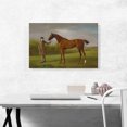 thumbnail image 2 of ARTCANVAS Lustre Held by a Groom 1762 Canvas Art Print by George Stubbs - Size: 26" x 18" (0.75" Deep), 2 of 9