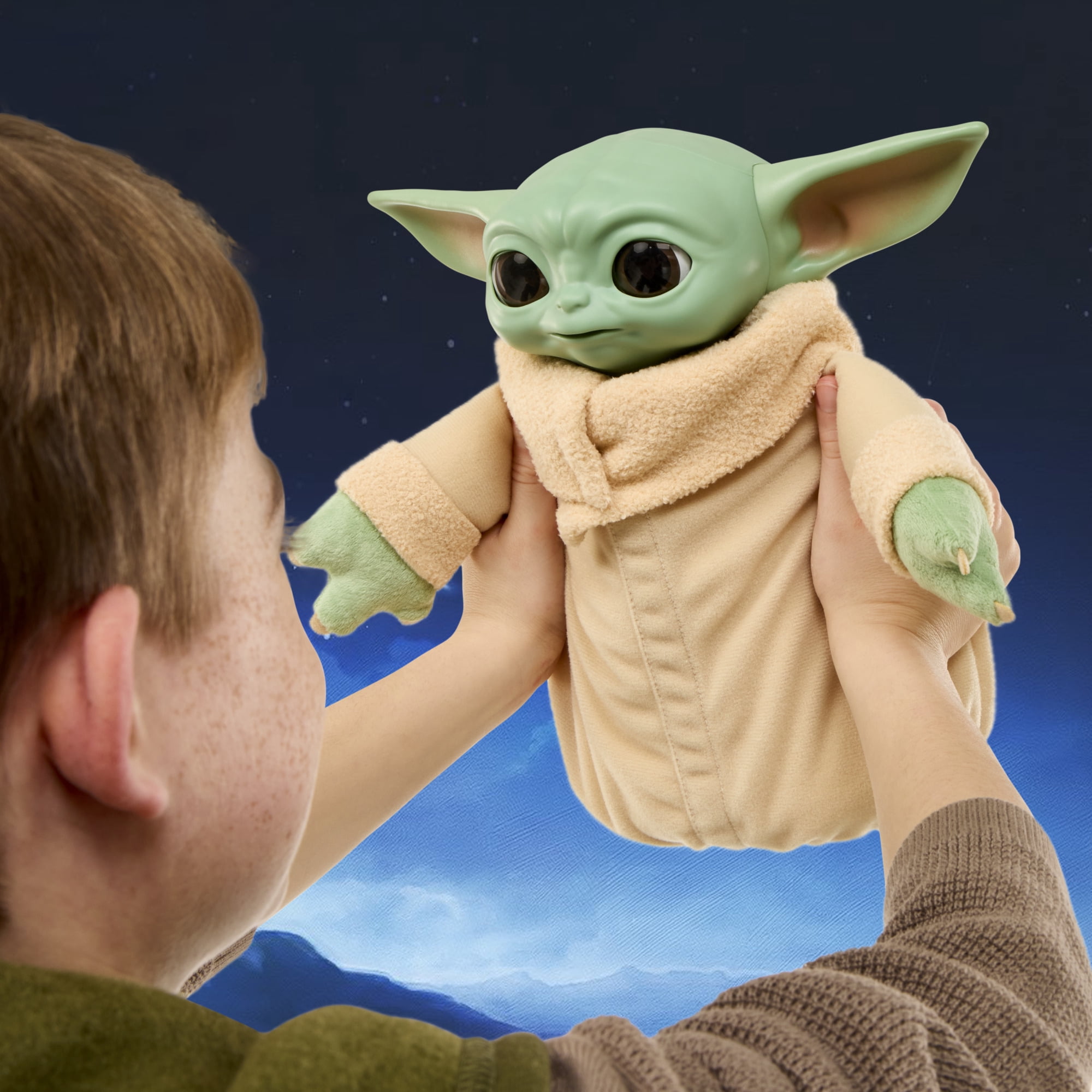 Star Wars Action Buddy Grogu Animatronic, 10-Inch Interactive Toys, Star Wars Toys, Birthday Gifts, Ages 4+
