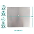 thumbnail image 3 of Baker's Secret 2pcs Pure Aluminum Insulated Cookie Sheet Commercial Grade, Baking Tray for Oven, 100% Recycled Aluminum, 3 of 9