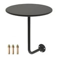 thumbnail image 4 of yotijay Pub Dining Table Small Side Table Round Table for Bedside Home Office Black, 4 of 9