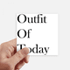 thumbnail image 1 of Outfit de hoy Pegatinas de pared cuadrado de 10 cm maleta portatil Motobike Decal 8pcs, 1 of 1